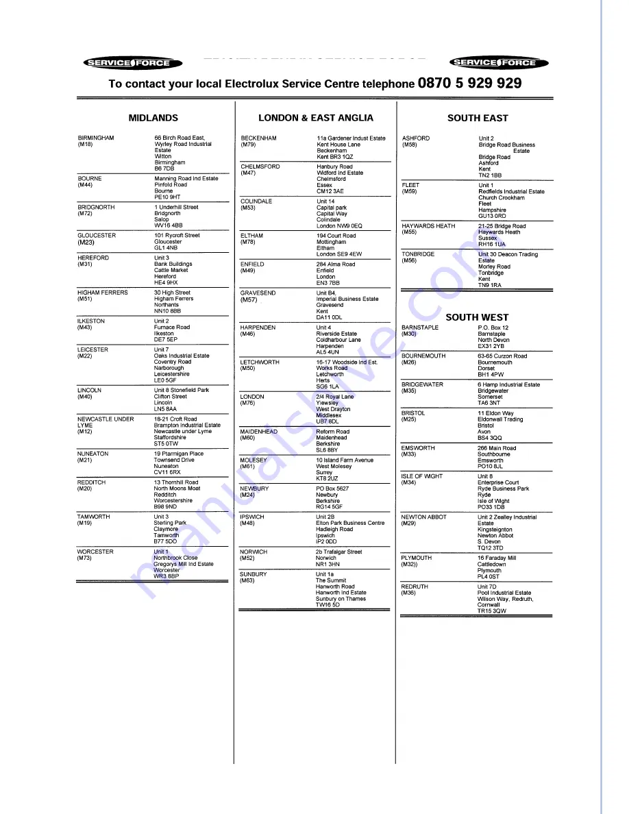 Electrolux WM 100 B Instruction Book Download Page 29