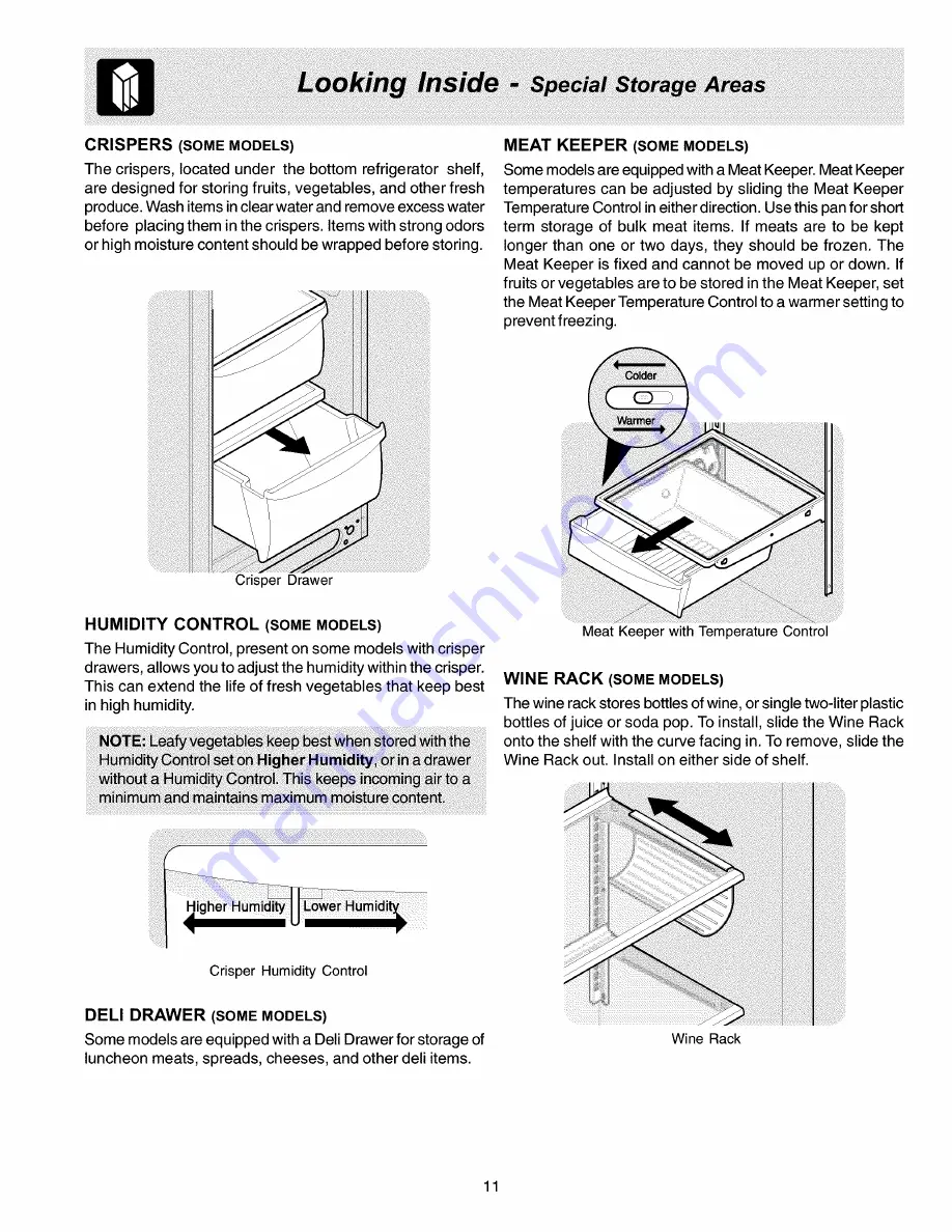 Electrolux WRS26MF5AQ3 Use & Care Manual Download Page 11