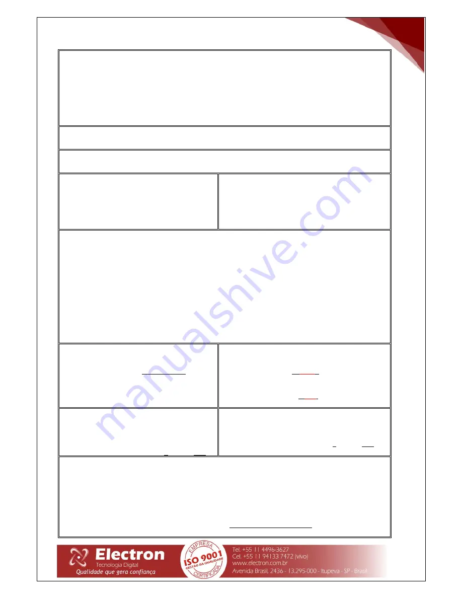 Electron MASTERTEMP Instruction Manual Download Page 33