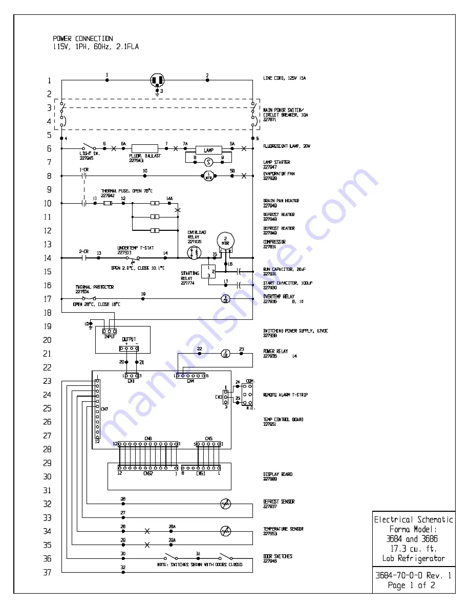 Electron Thermo 3684 Operating And Maintenance Manual Download Page 24