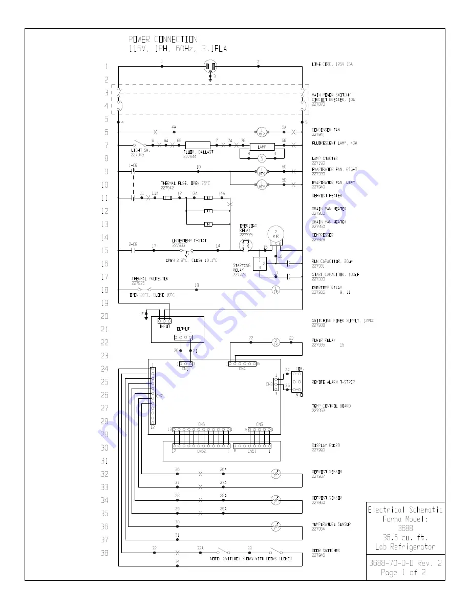 Electron Thermo 3684 Operating And Maintenance Manual Download Page 26