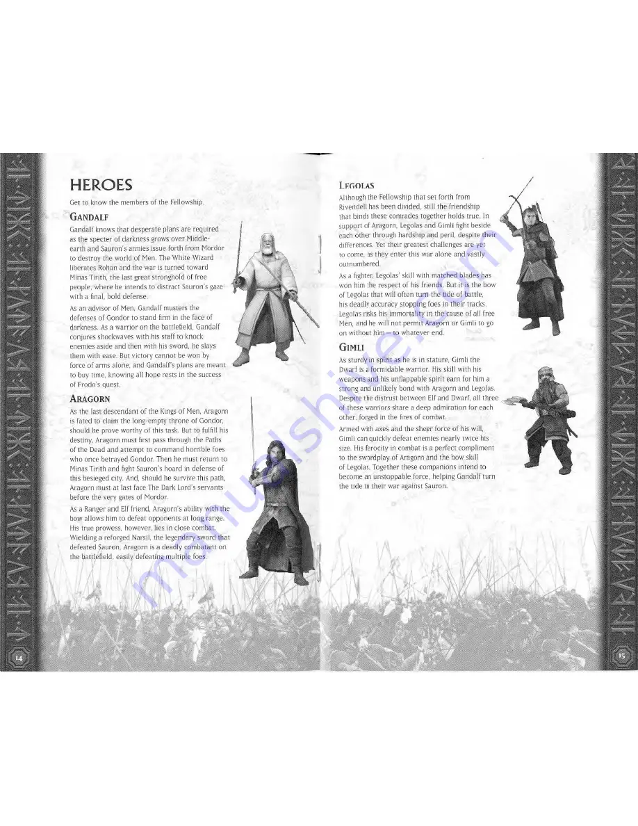 Electronic Arts THE LORD OF THE RINGS-THE RETURN OF THE KING Manual Download Page 9