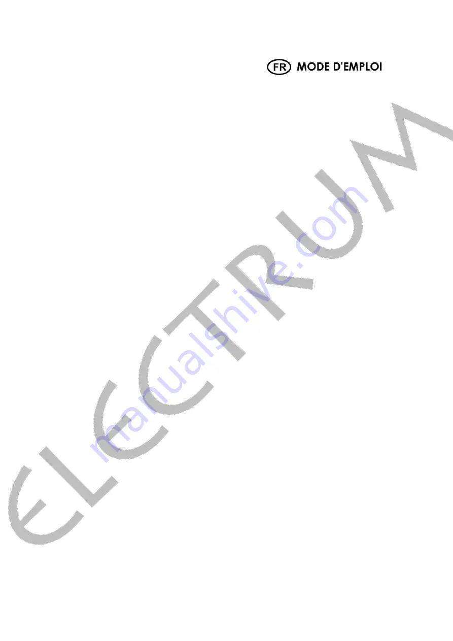 Electrum CGH611LX Скачать руководство пользователя страница 17