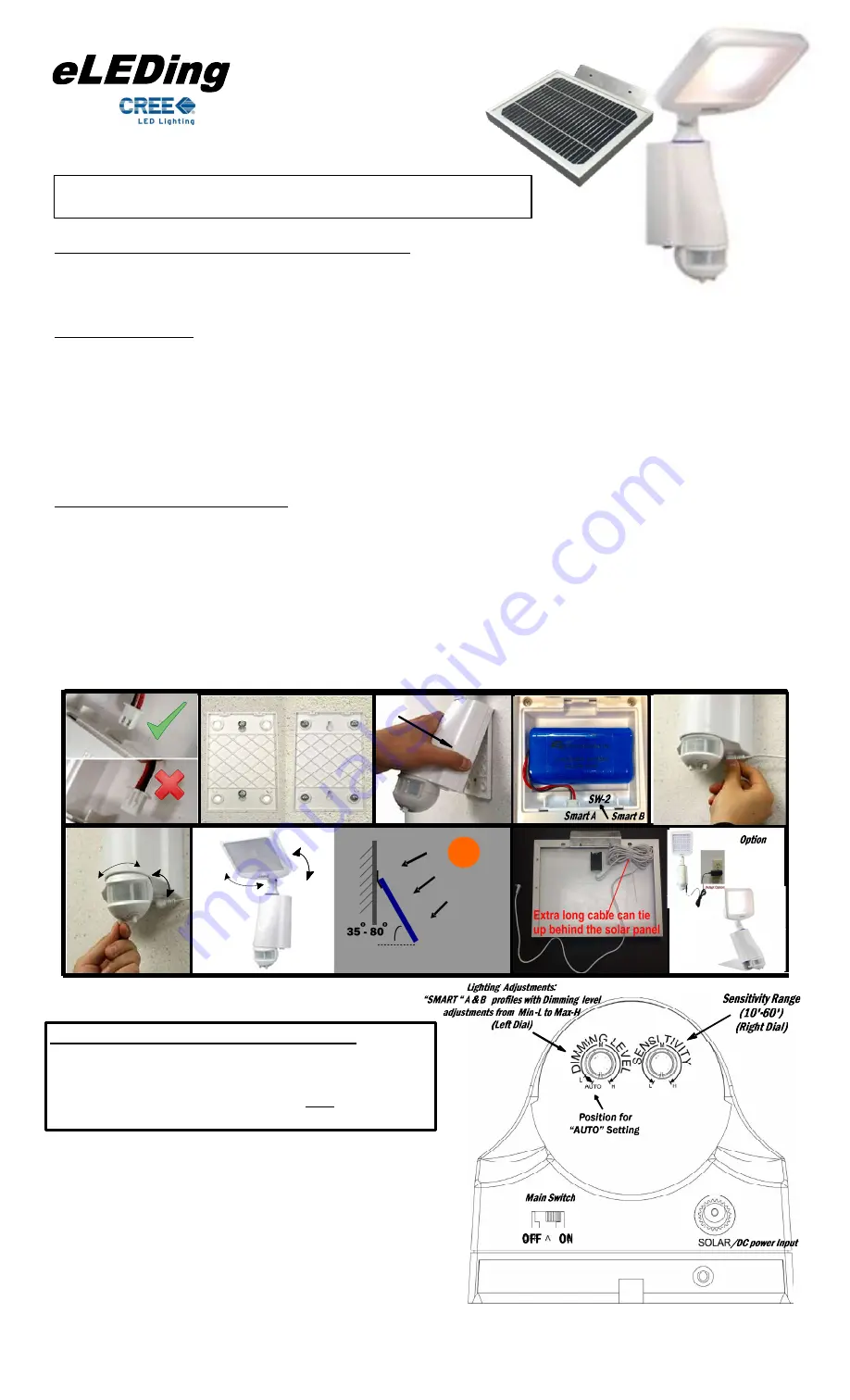 eLEDing EE814WX User Manual Download Page 1