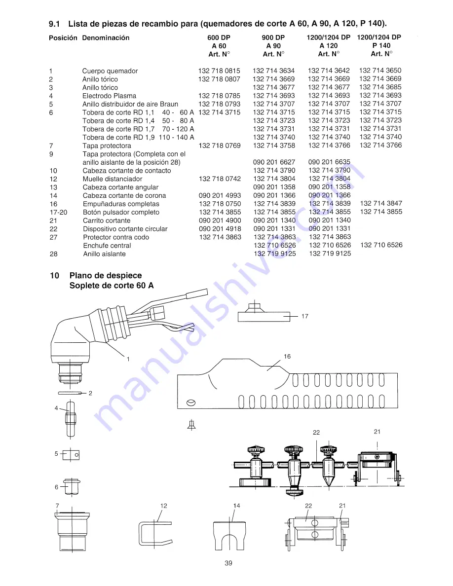 Elektra Beckum 1200 DP Скачать руководство пользователя страница 39