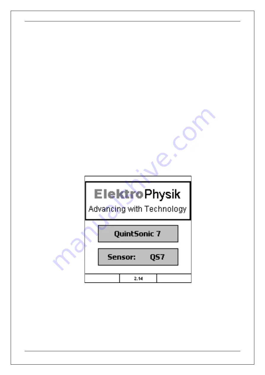 ElektroPhysik QuintSonic 7 Technical Manual And Operating Instructions Download Page 22