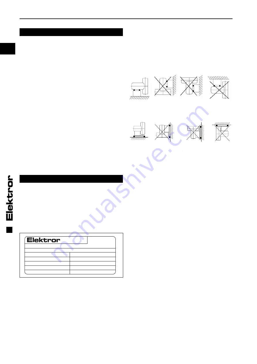 Elektror HRD 2 FU 130/7 Operating And Assembly Instructions Manual Download Page 10