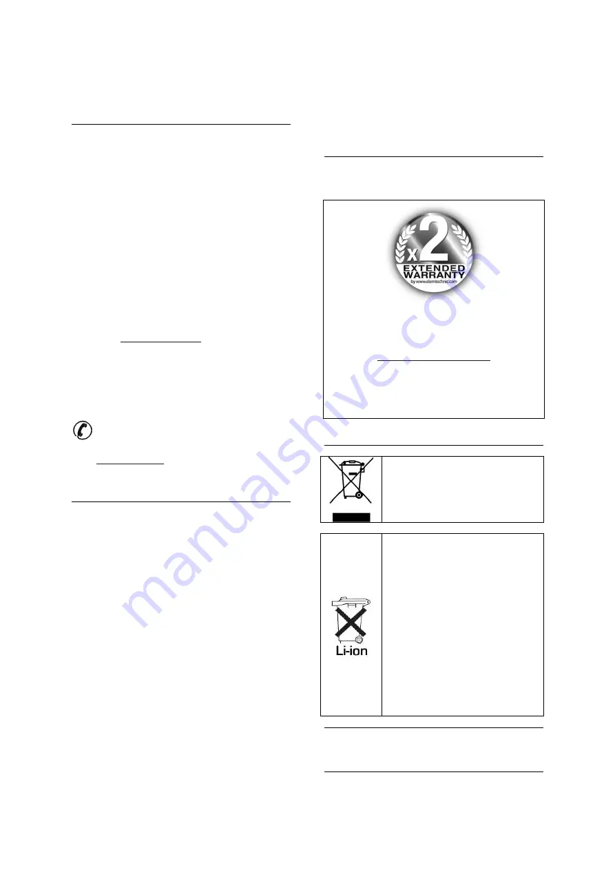 elem Garden Technic ASB40LI-2A Original Instructions Manual Download Page 38