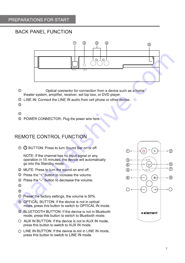 Element ESB205 Instruction Manual Download Page 9