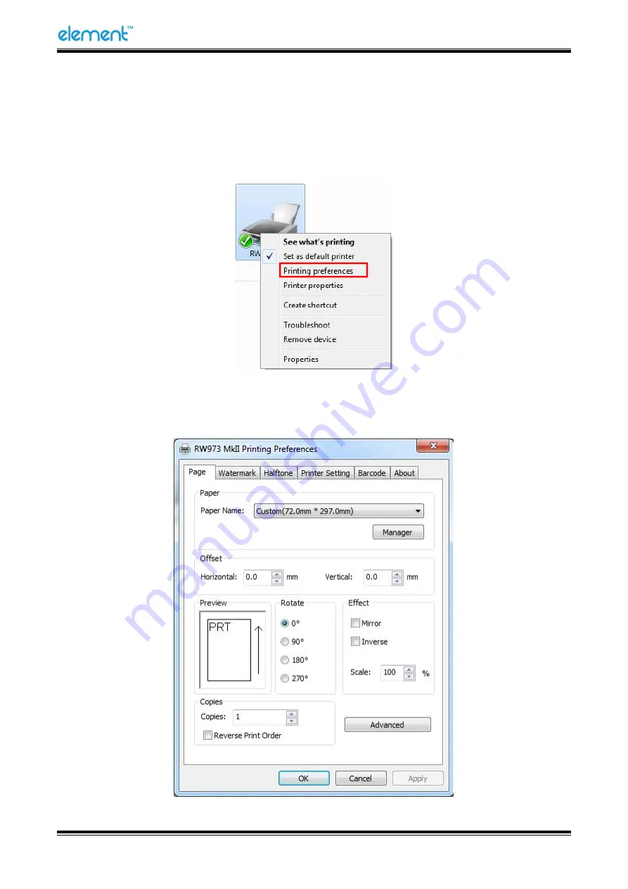 Element RW973 Mk2 User Manual Download Page 76