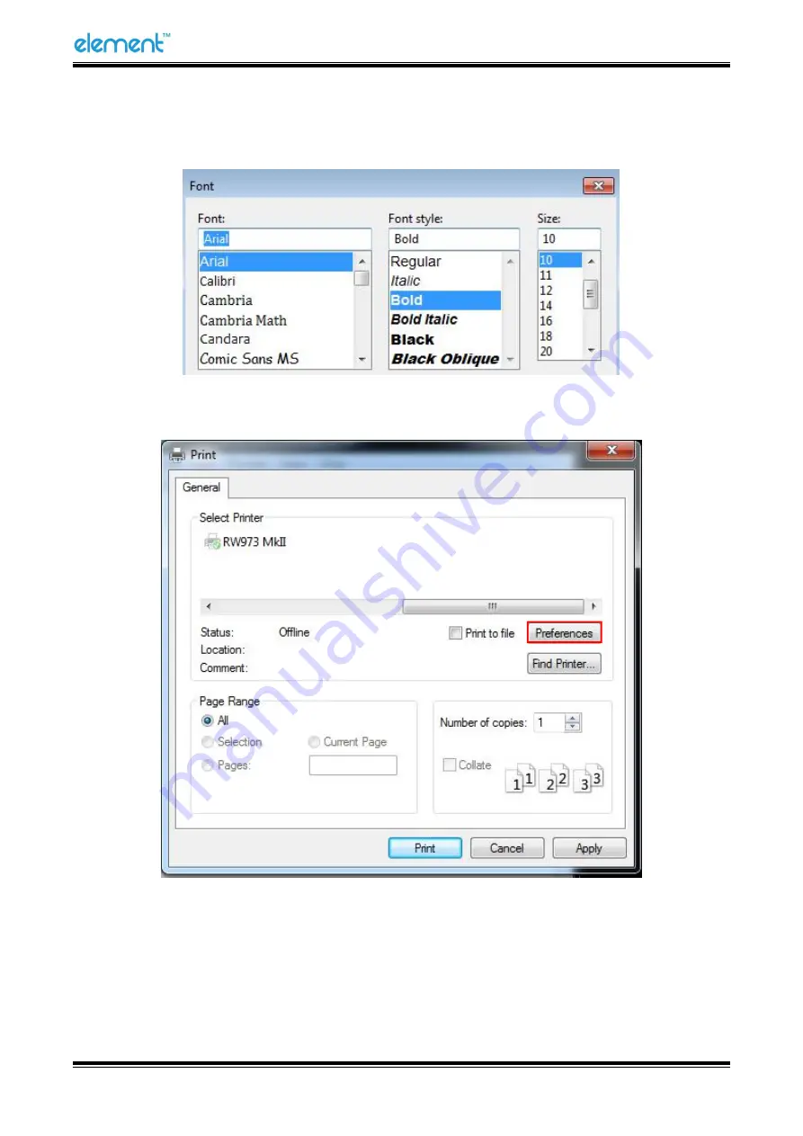 Element RW973 Mk2 User Manual Download Page 100