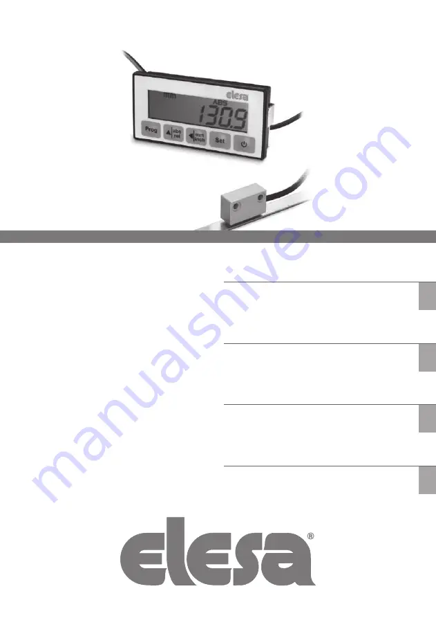 Elesa MPI-15 Operating Instructions Manual Download Page 1