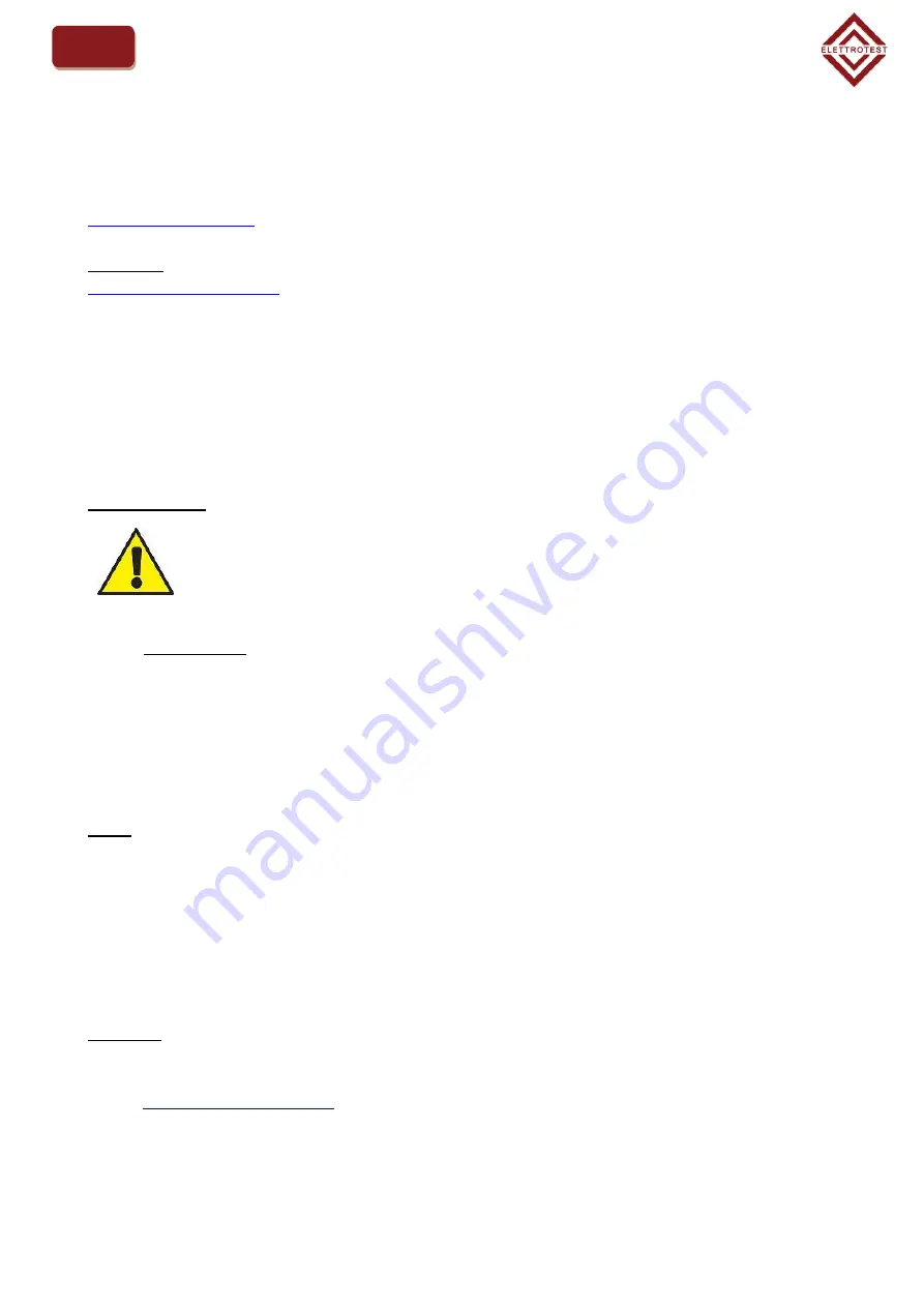 Elettrotest RPS/T 20kVA User Manual Download Page 37