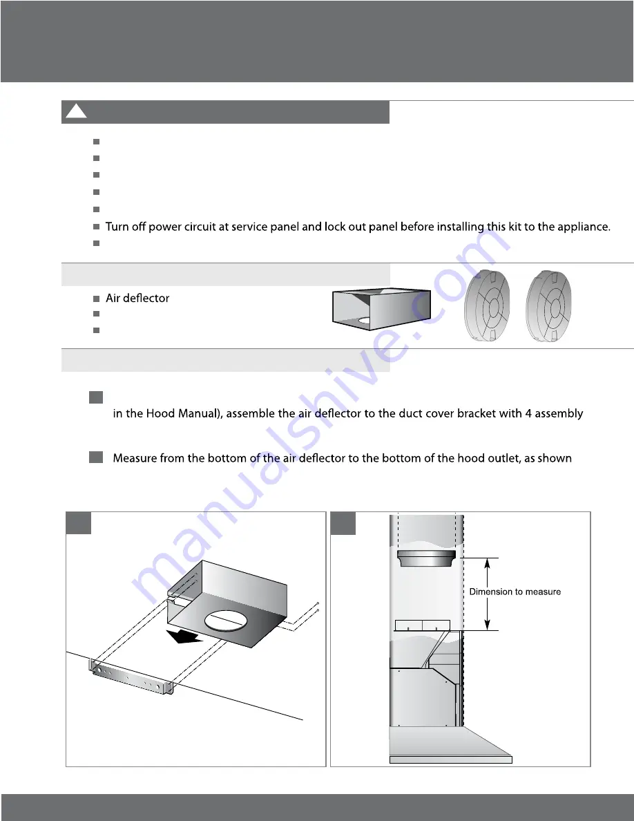 ELICA EPL630SS Installation Instruction Manual Download Page 2