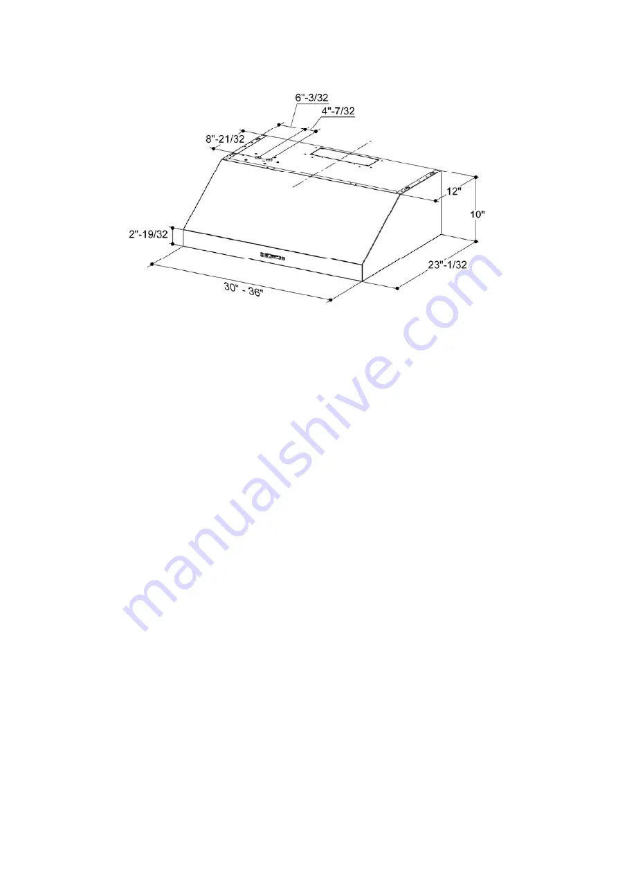 ELICA ESR630SS Use, Care And Installation Manual Download Page 22