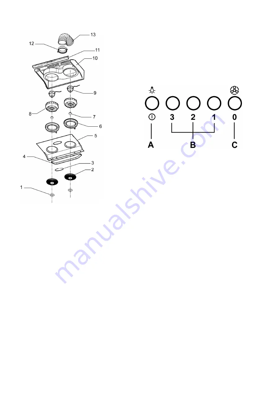 ELICA ETR830BL Use, Care And Installation Manual Download Page 16