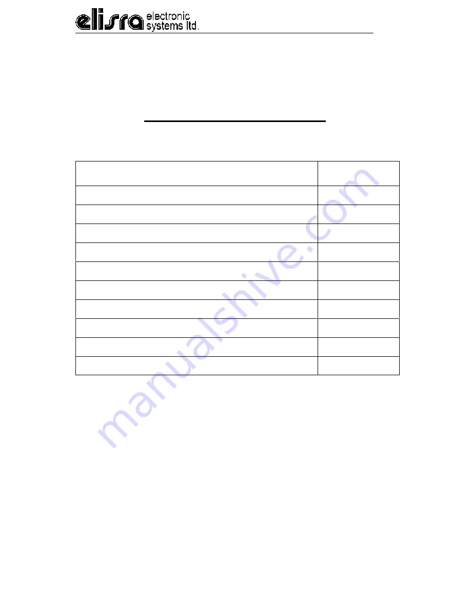 Elisra Electronic Systems Ltd. MWCBDA-SMR-1W60PS-8 Installation And Operating Insctructions Download Page 3