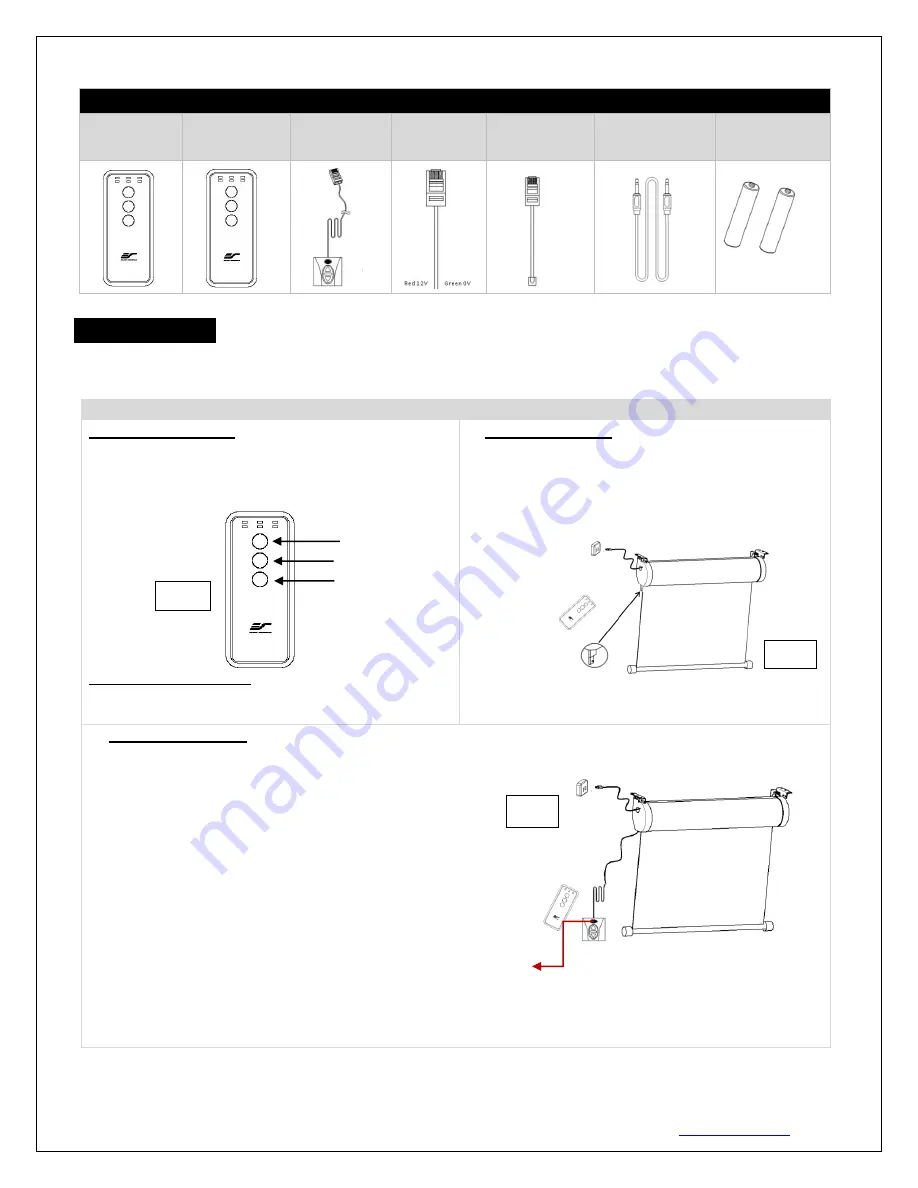 Elite Screens VMAX Tab-Tension 3 Series User Manual Download Page 4