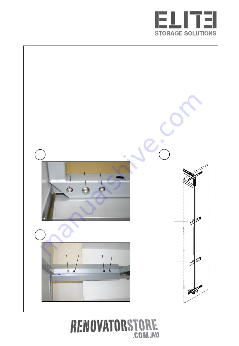 Elite Pull-Out Pantry 400MM Installation Instructions Manual Download Page 7