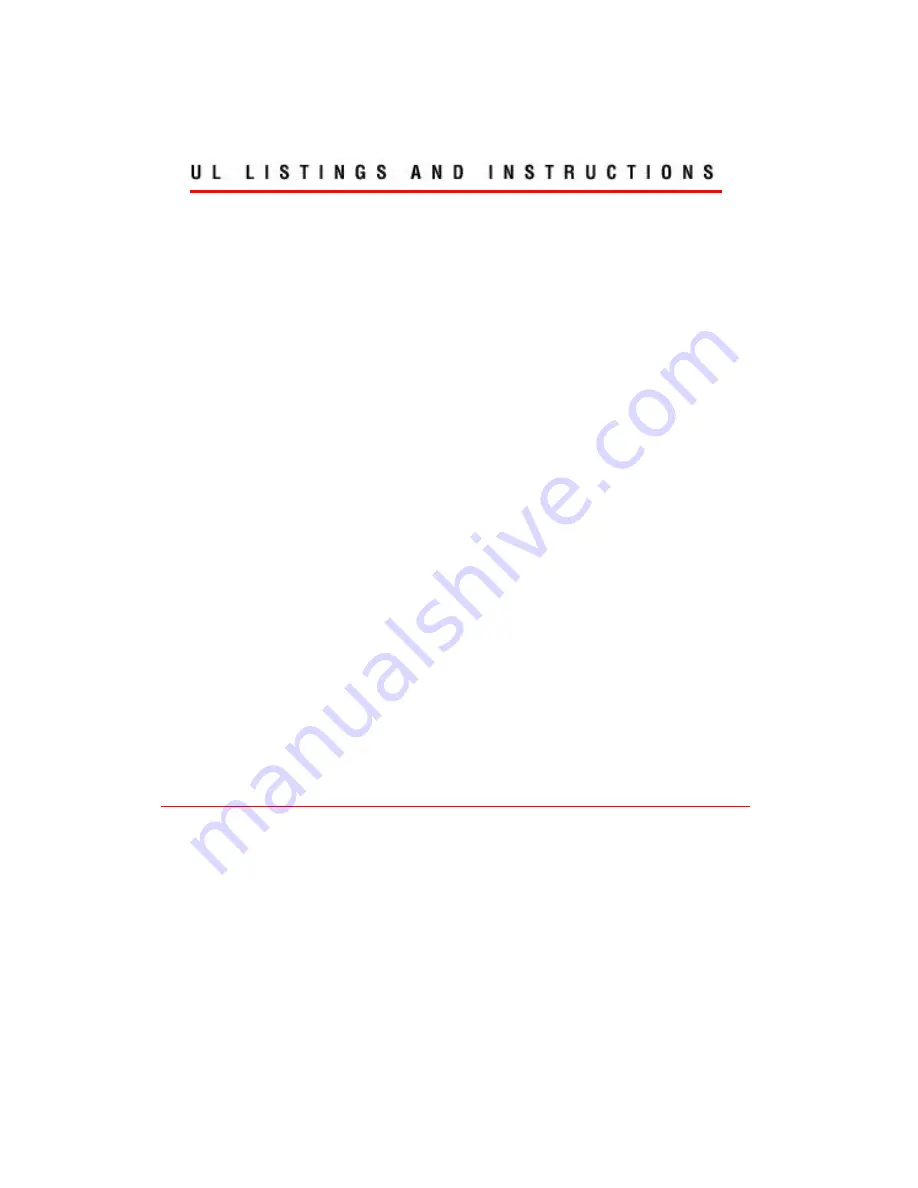 Elite SL-3000-UL SERIES Instruction Manual Download Page 2