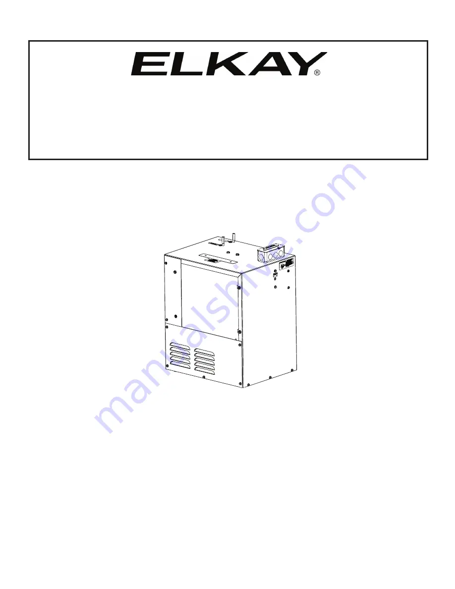 Elkay ER2 Скачать руководство пользователя страница 1