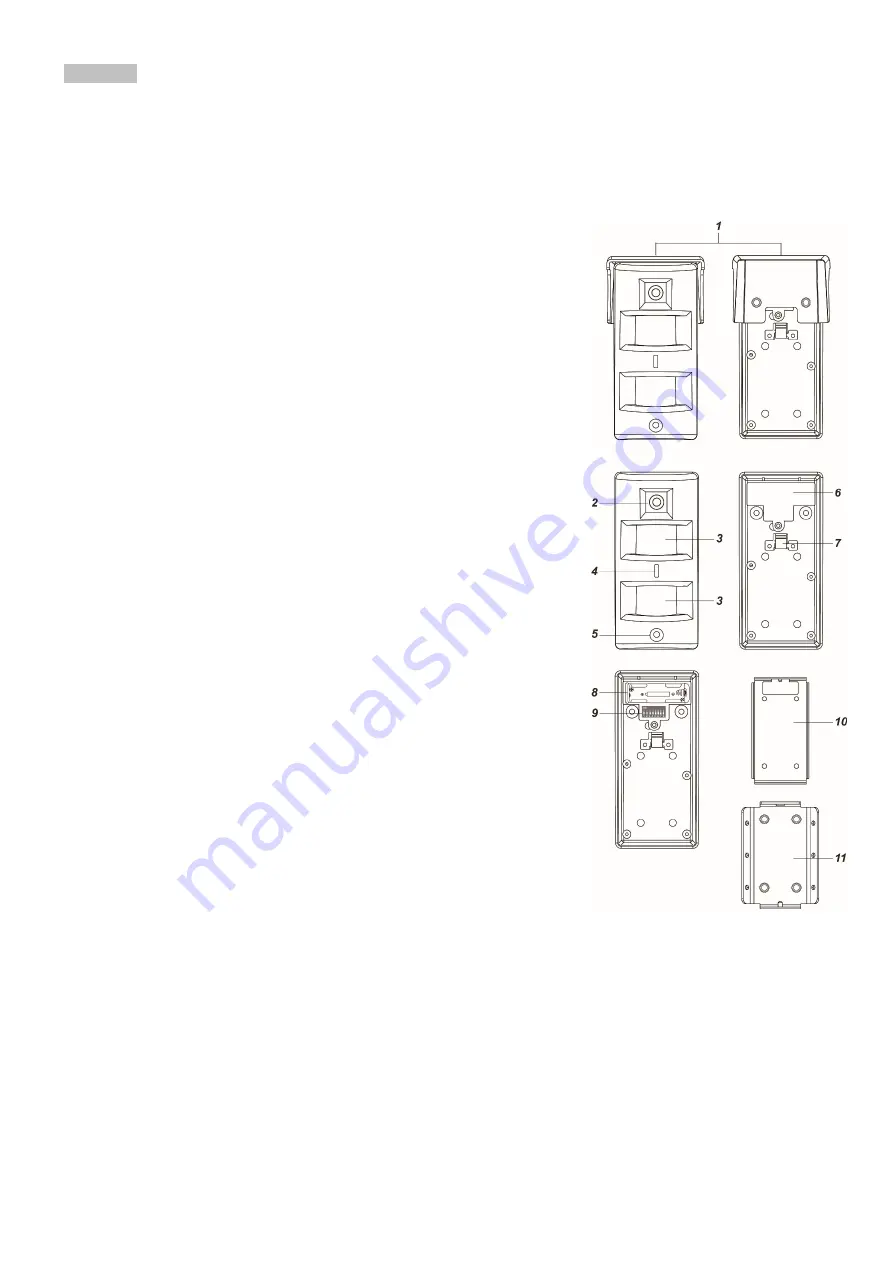 Elkron EIR600FC Installation, Programming And Functions Manual Download Page 7