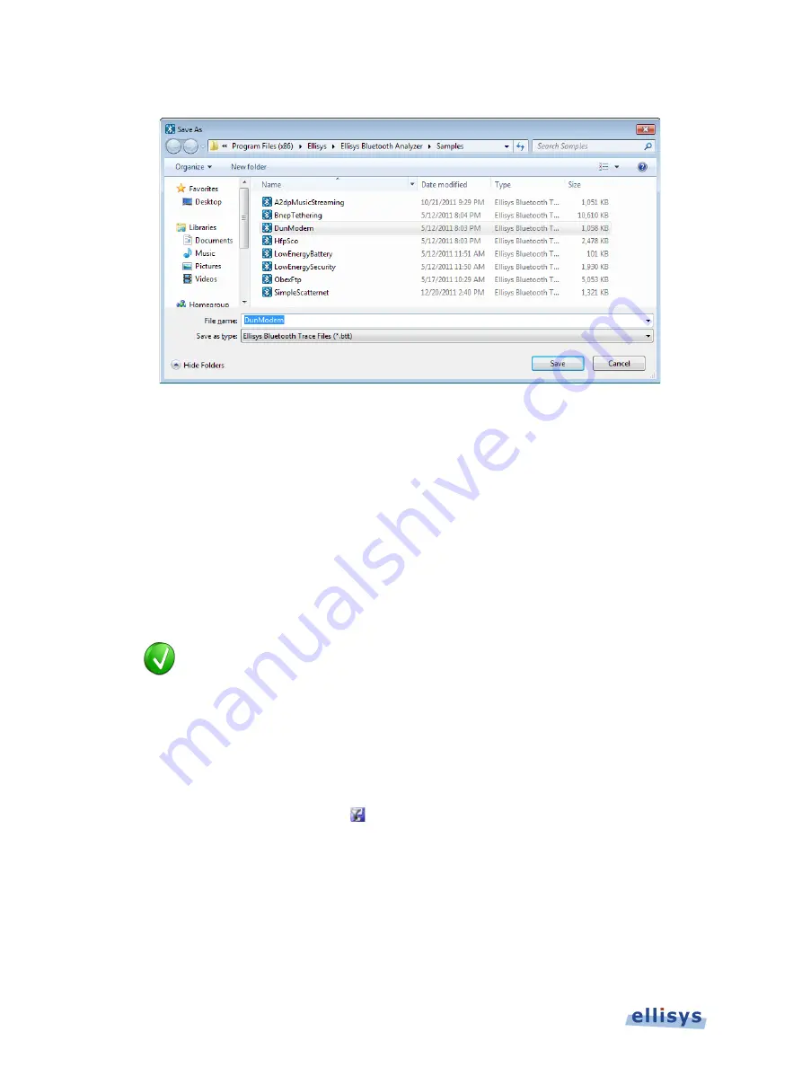 Ellisys Bluetooth Explorer 400 User Manual Download Page 30