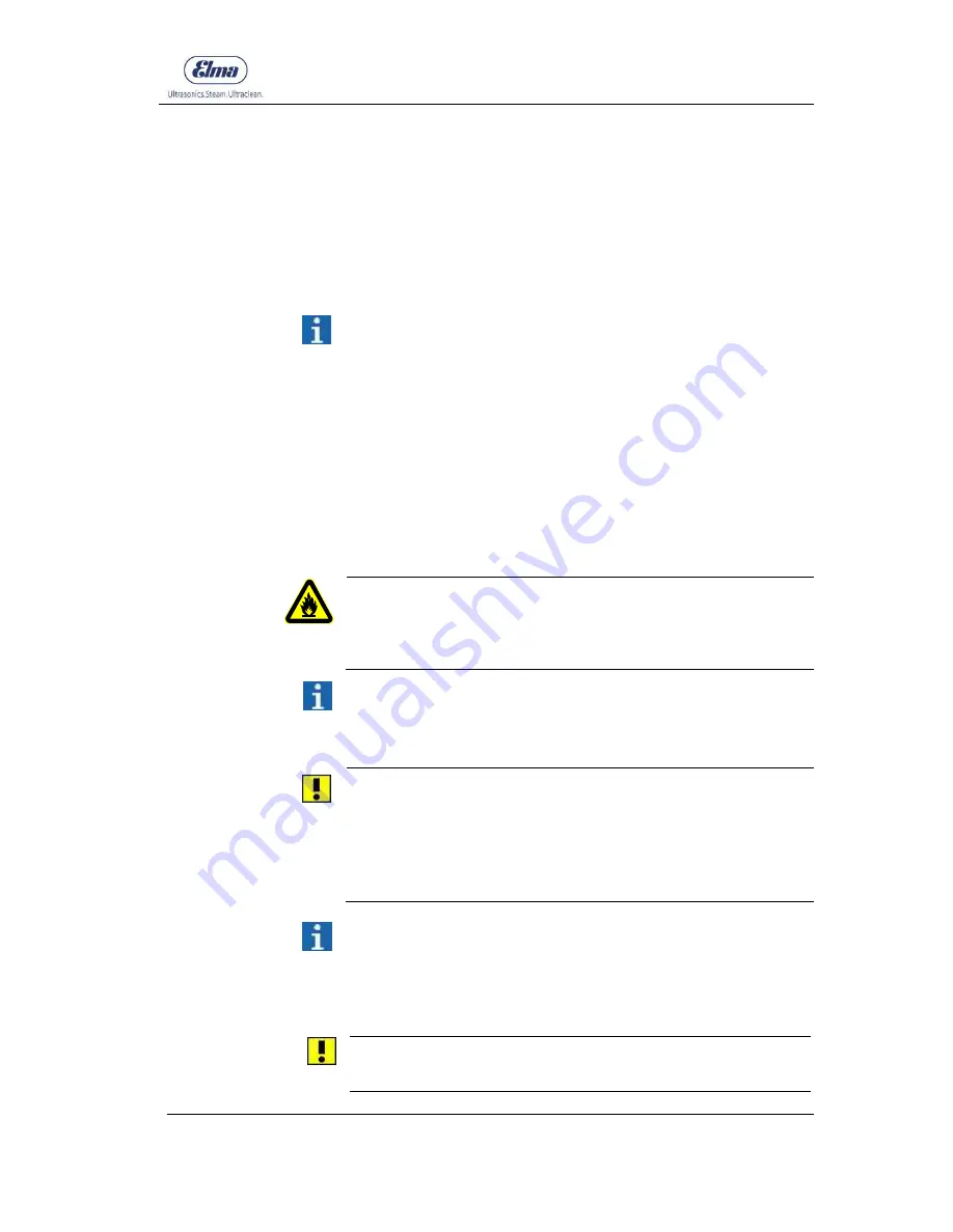 Elma Elmasonic EASY 10 Operating Instructions Manual Download Page 17