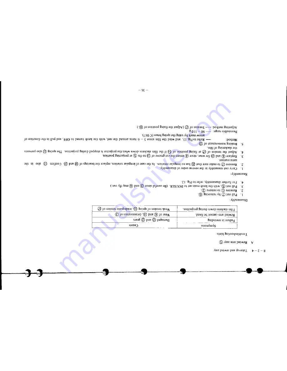 Elmo CX-350 Xenon Service Manual Download Page 39