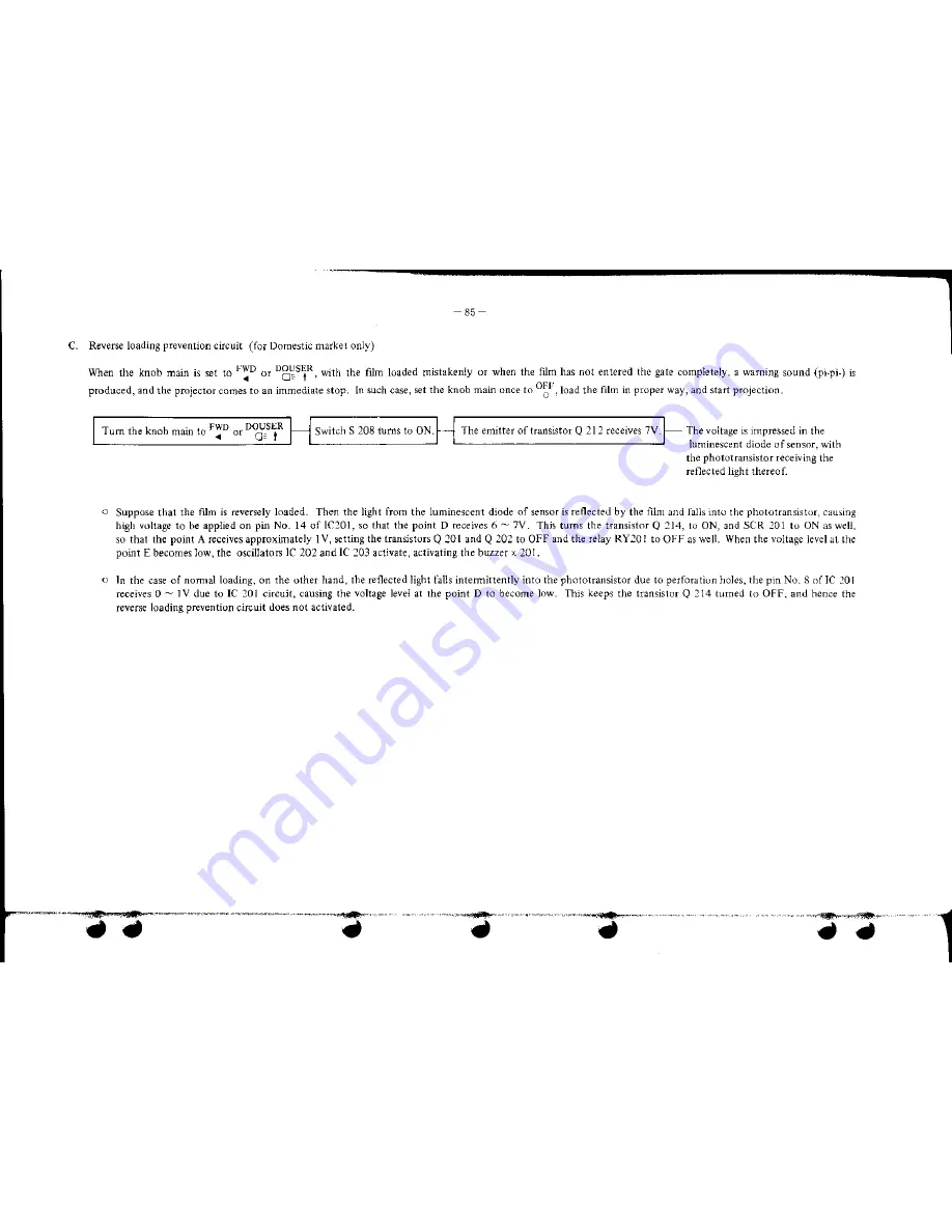 Elmo CX-350 Xenon Service Manual Download Page 86