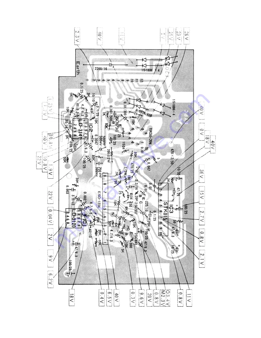 Elmo st-I200 Service Manual Download Page 36