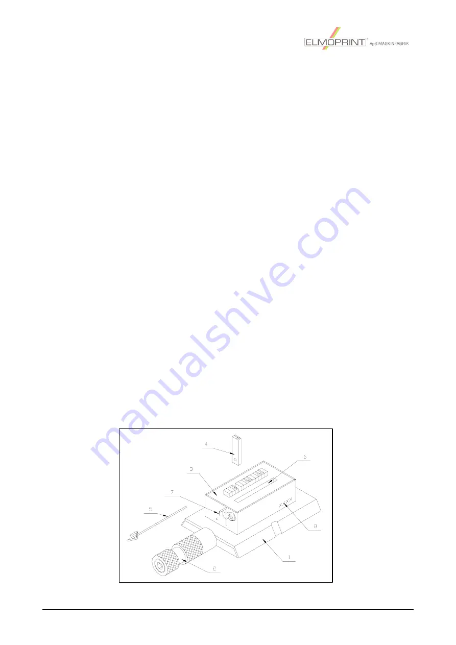 ELMOPRINT M 80-0 Original User Manual Download Page 13