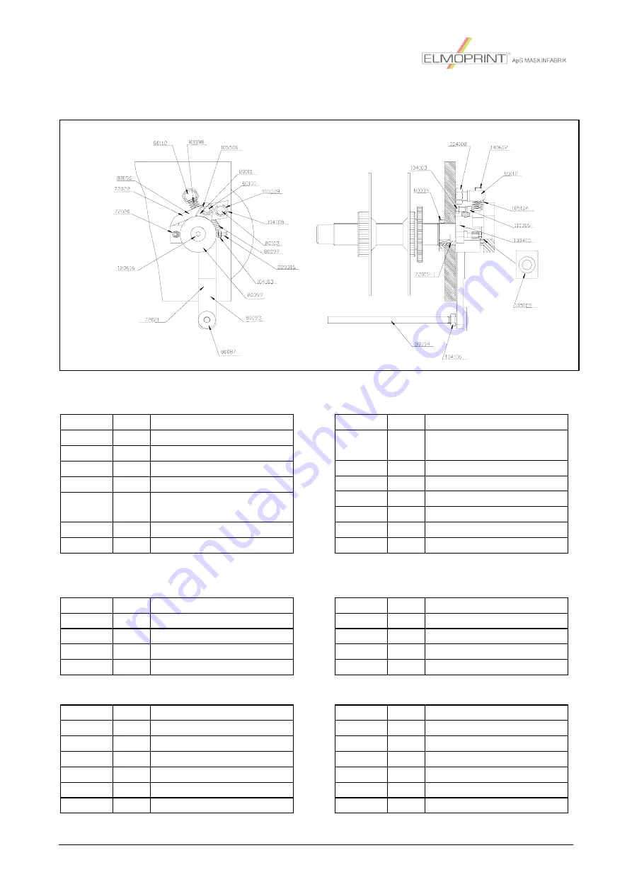 ELMOPRINT M 80-0 Original User Manual Download Page 33