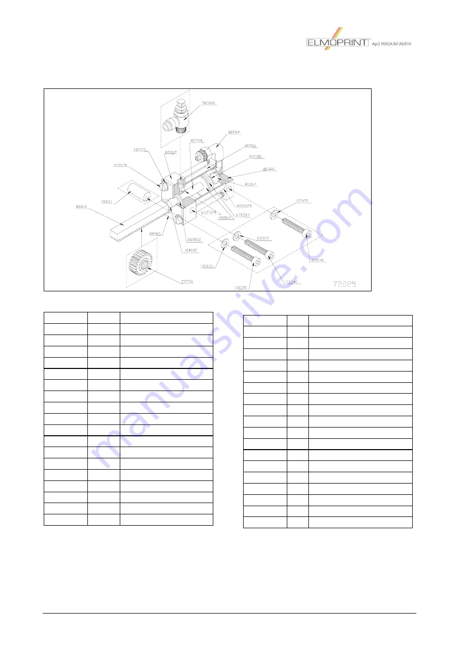 ELMOPRINT M 80-0 Original User Manual Download Page 38