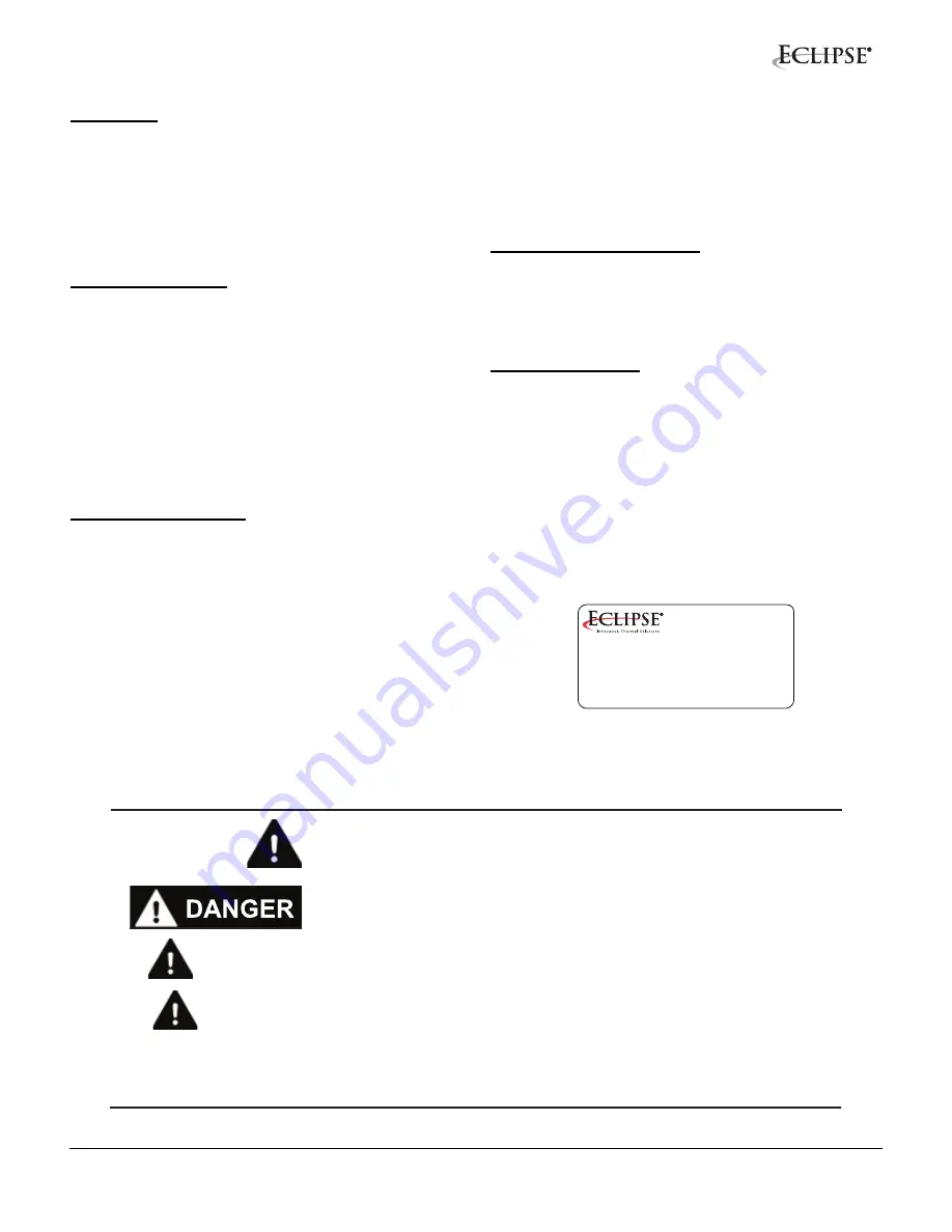 Elster Eclipse AirHeat AH Operating Instructions Manual Download Page 2