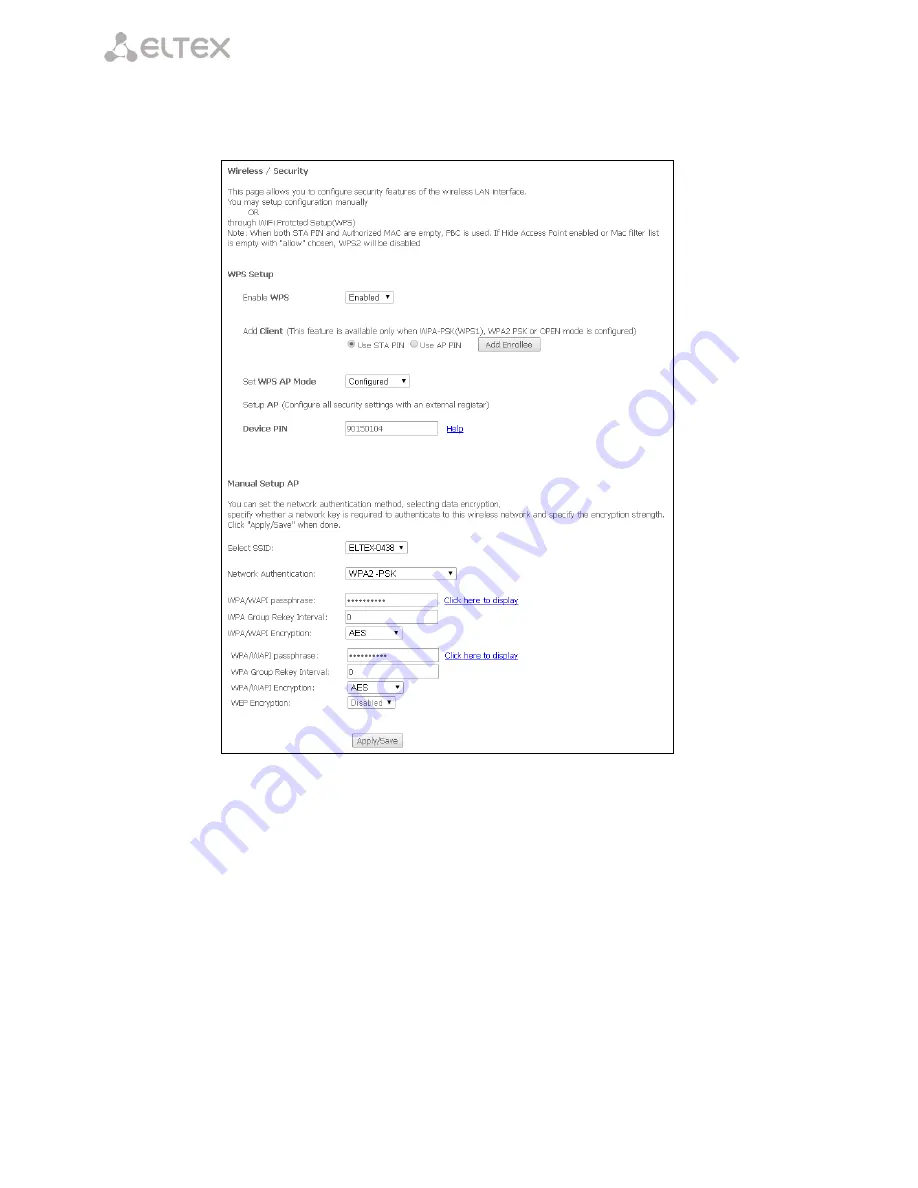 ELTEX NTU-2V User Manual Download Page 40