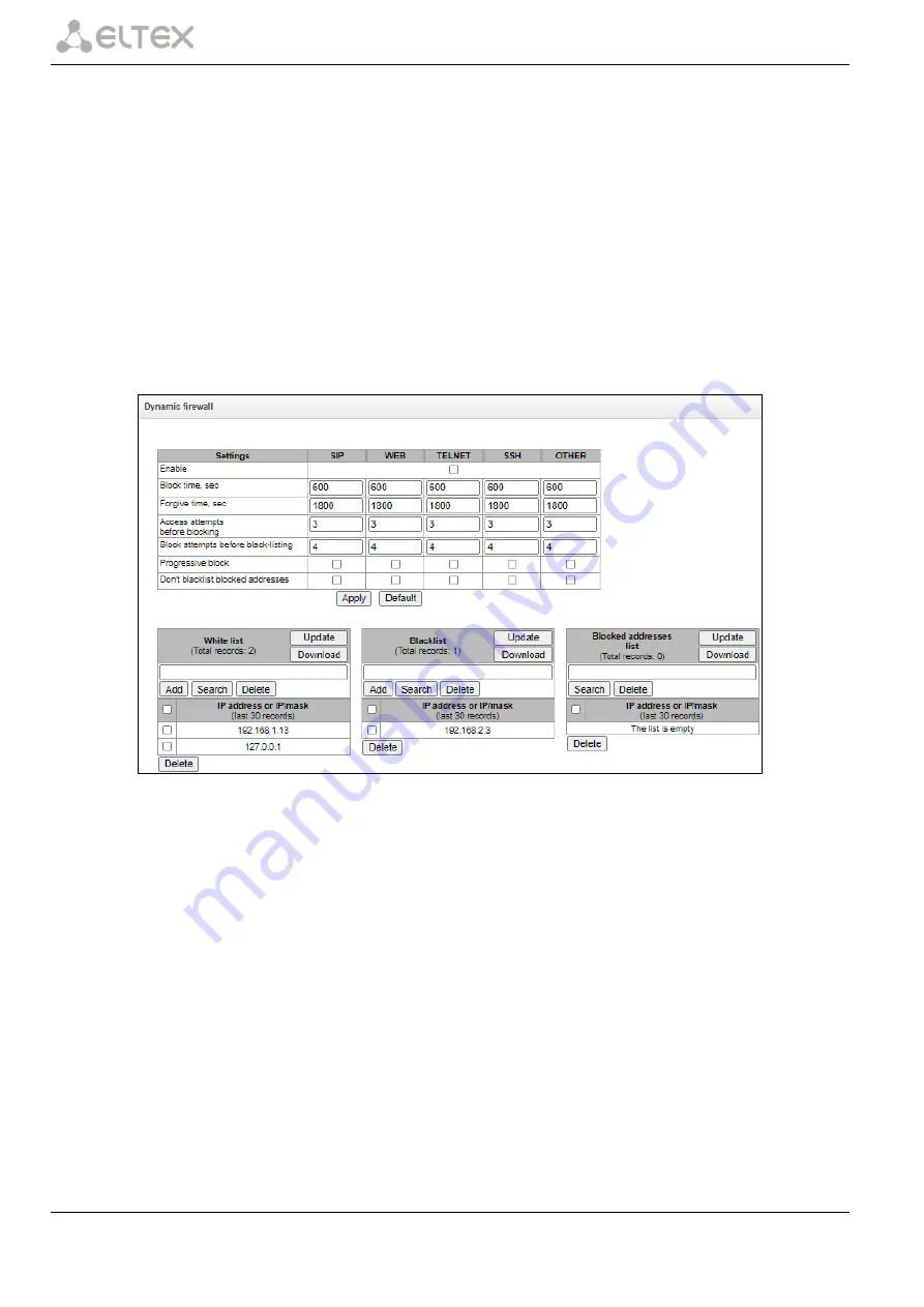 ELTEX SBC-1000 User Manual Download Page 90