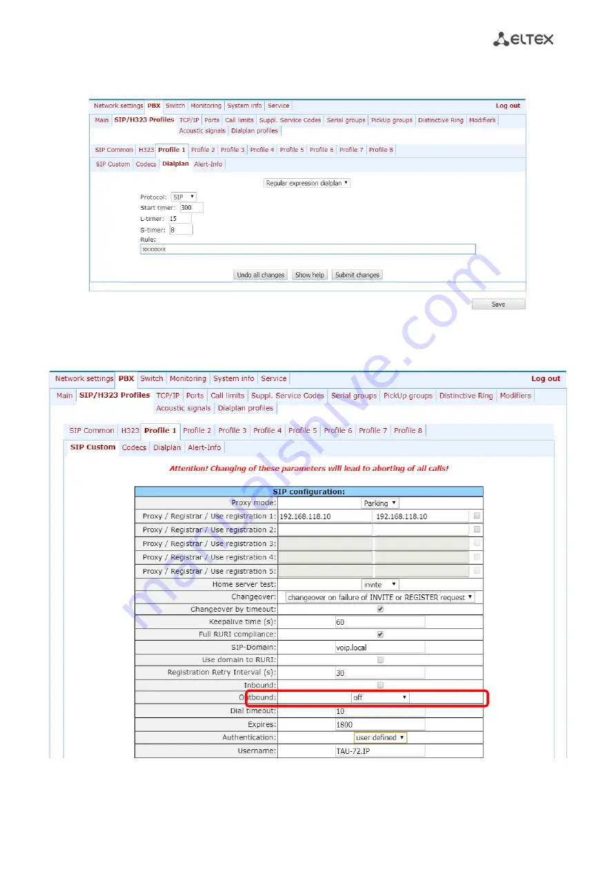 ELTEX TAU-32M.IP Operation Manual Download Page 309