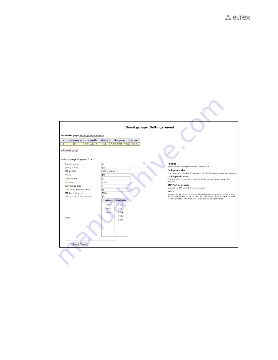 ELTEX TAU-8.IP User Manual Download Page 69