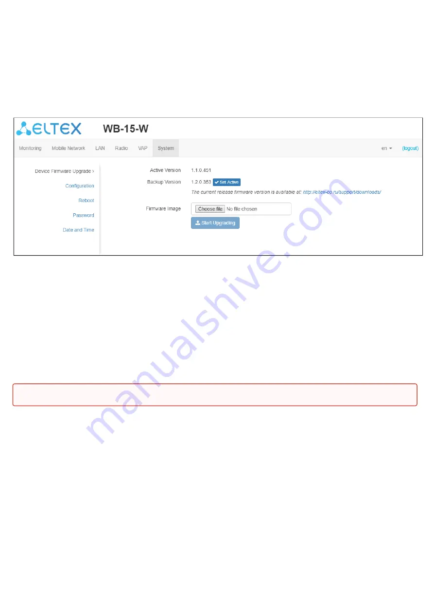 ELTEX WB-15-W User Manual Download Page 35