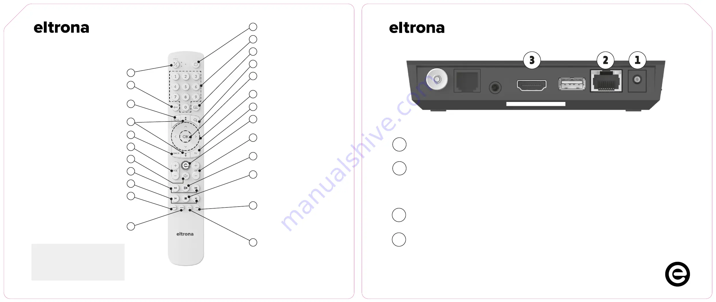 Eltrona TV+ Quick Start Manual Download Page 1