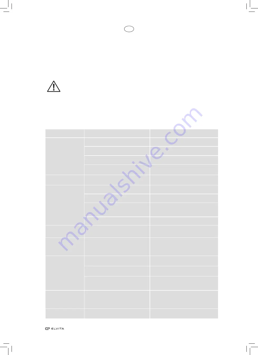 elvita CFS3145V User'S Manual & Installation Manual Download Page 43