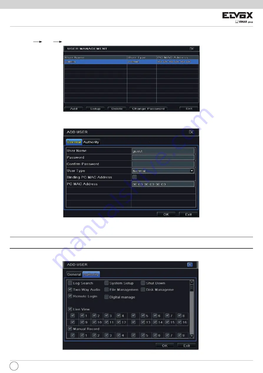 Elvox 46540.F04 Installation And Operation Manual Download Page 71