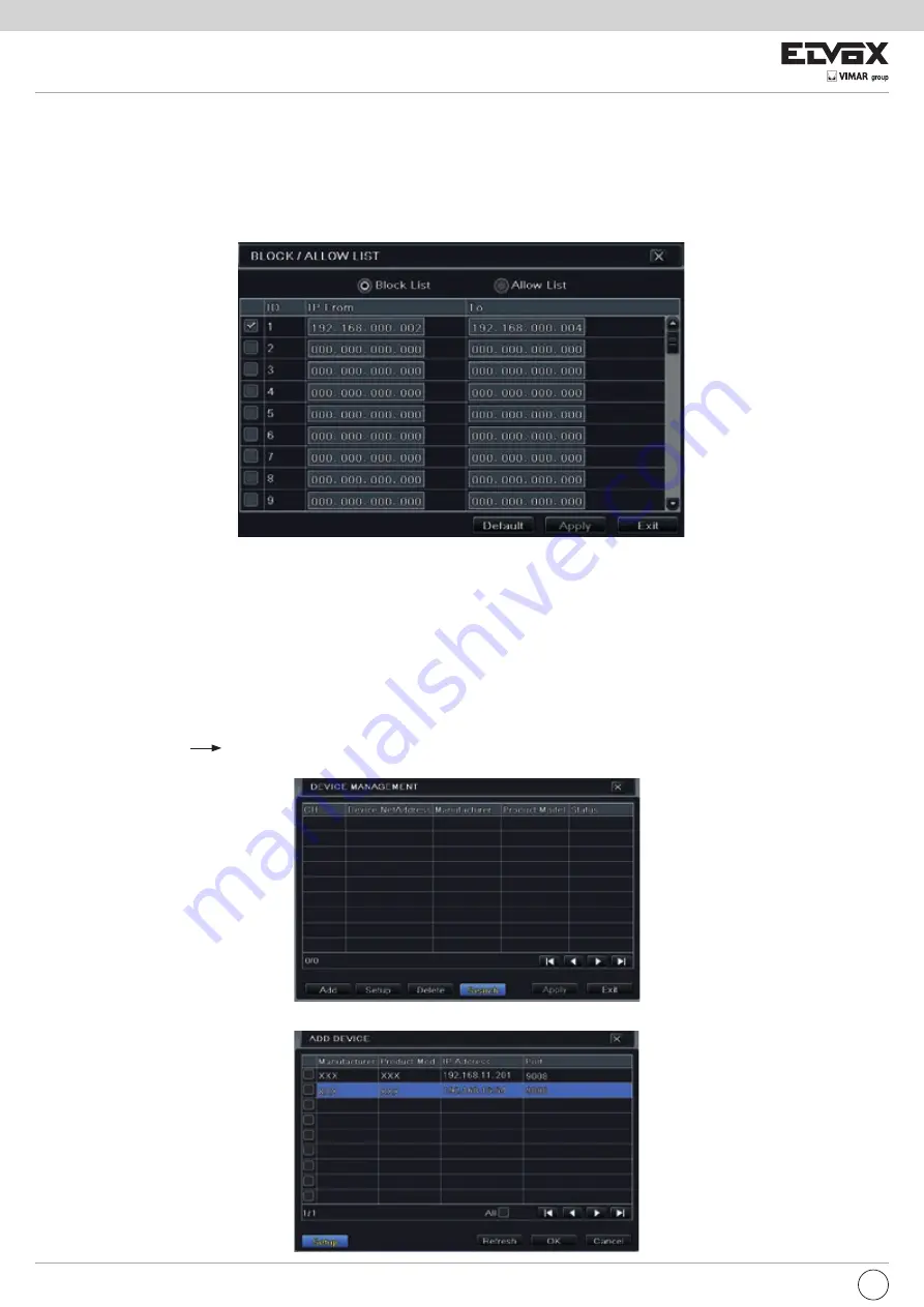 Elvox 46540.F04 Installation And Operation Manual Download Page 74