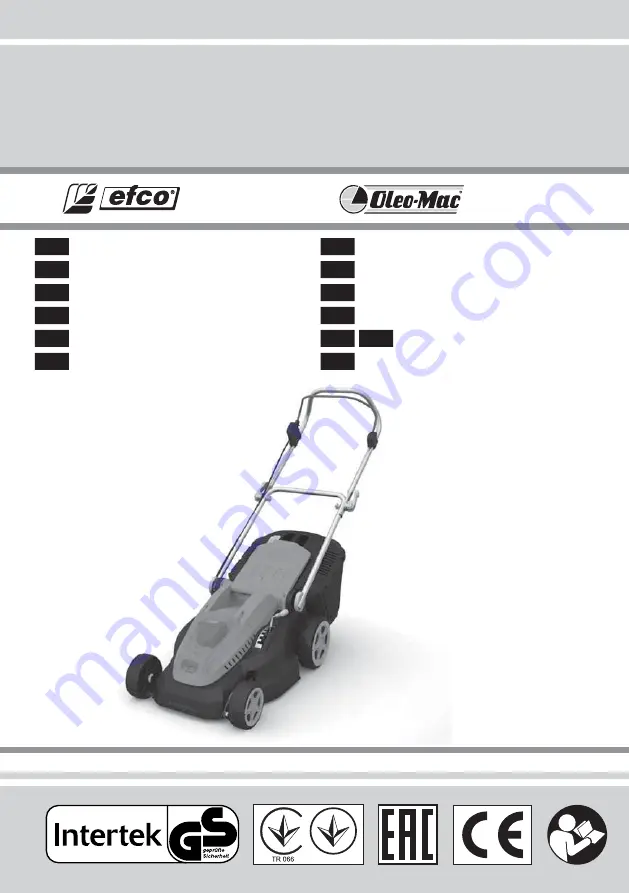 EMAK 54019001 Operators Instruction Book Download Page 1