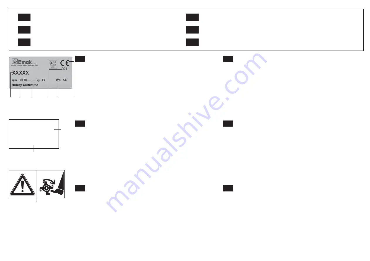 EMAK BERTOLINI 410 Owner'S Manual Download Page 10