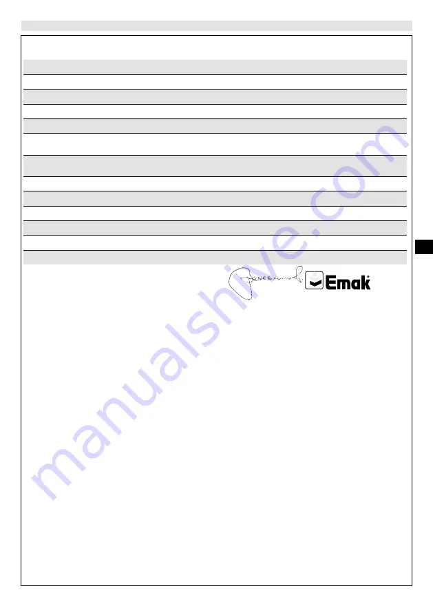 EMAK Efco AT 900 Operators Instruction Book Download Page 147