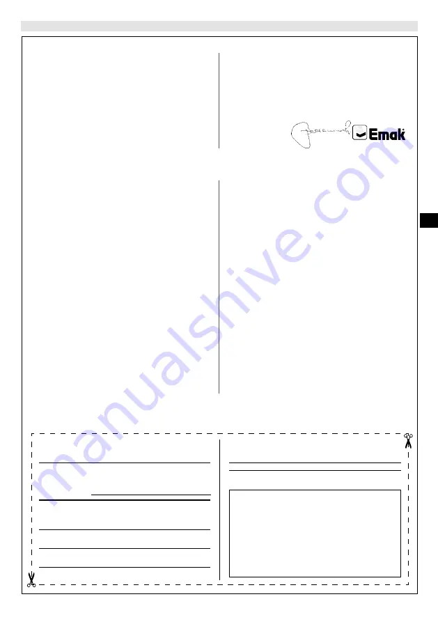 EMAK Efco DS 3000 D-PU Operators Instruction Book Download Page 92