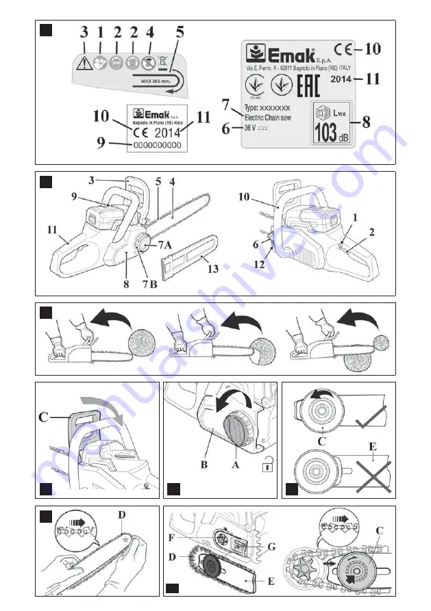 EMAK EFCO M 2200 Скачать руководство пользователя страница 3