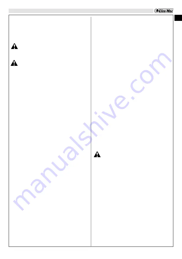 EMAK Oleo-Mac BC 241 D Operators Instruction Book Download Page 8